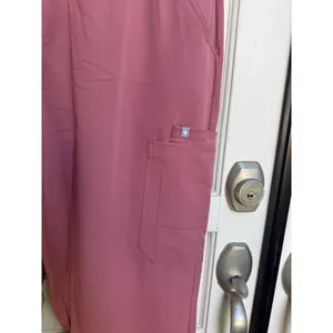 FIGS Dowa Relaxed Straight Leg Scrub Pants Mauve Pink Size XXL NEW thumbnail 4
