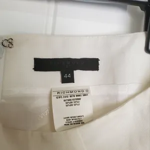 Richmond white linen Skirt Size 8 thumbnail 3