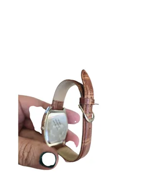 Anriya Milan Mens Womens Matching Watch Set Brown Leather Bands Vintage thumbnail 9
