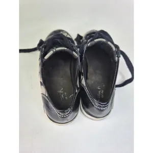 COACH Signature Francesca Sneakers Lace Up Black Grey Women’s Size 5 1/2 B Logo thumbnail 8