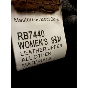 Masterson Boot Co. Brown Suede Western Cowboy Boots Women's‎ Size 8.5M thumbnail 7