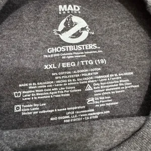 Mad Engine Ghostbusters Graphic T-Shirt Charcoal Gray‎ XXL 80s Movie Logo Tee thumbnail 7