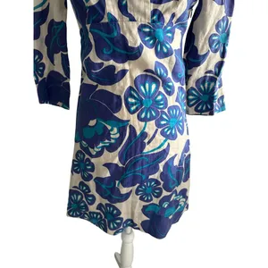 BODEN Womens Blue White Floral Tunic Dress Size US 2 thumbnail 4