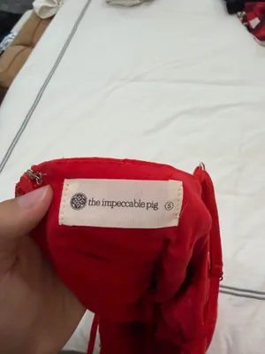Impeccable Pig Red Romper thumbnail 3