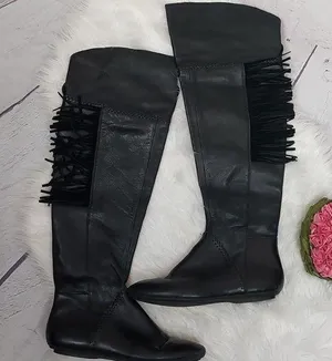 House of Harlow 1960 39.5 knee fringes boots thumbnail 1