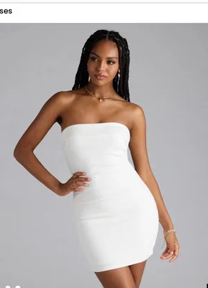 Windsor White mini dress thumbnail 1
