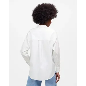 Madewell Top Womens 2XS White Oversized Button Up Shirt Casual Cotton‎ NU392 thumbnail 5