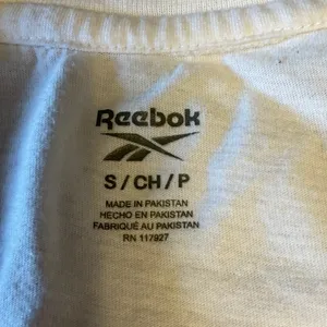 Reebok White Tee with Pink Graphic thumbnail 5