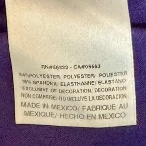Nike Pro Combat Dri-FIT Compression Top Purple Volt Athletic Gym Women M Fitted thumbnail 8