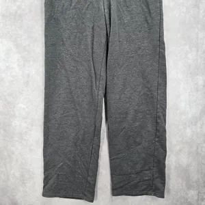 Hanes‎ Eco Smart Gray Pullon Wide Straight Leg Trousers Joggers Pants S Small thumbnail 4