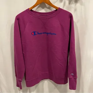 Magenta champion logo soft lightweight sweatshirt large thumbnail 1