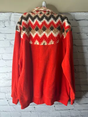 Aerie hometown holiday 1/4 zip fleece sweatshirt thumbnail 8