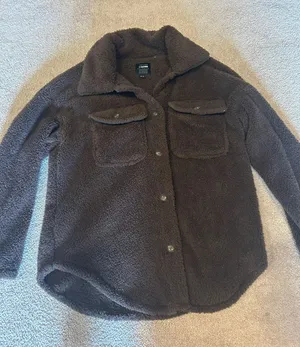 Sherpa Jacket Brown Size XL thumbnail 1