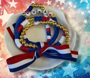 4 of July bracelet set of 4 thumbnail 1