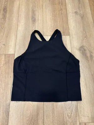 🌟 Lululemon 🌟 Key To Balance Cross Back Active Tank Black Sz 12 thumbnail 2