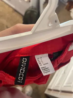 H&M Red Jeans thumbnail 3
