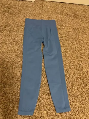 YPB Athletic Leggings Medium Powder Blue Abercrombie & Fitch Activewear Casual thumbnail 2