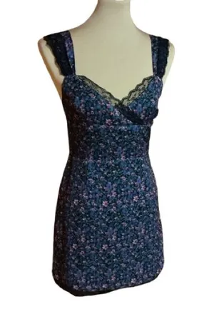 More to come Irene floral lace trimmed mini dress thumbnail 1