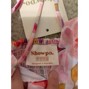 Show Po. Ain't No Sweetie‎ crop Top Pink Size 8 NWT thumbnail 6