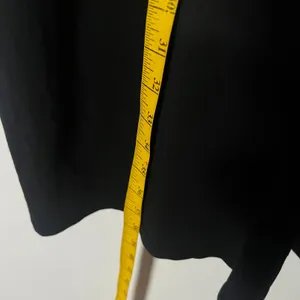 Banana Republic T-Shirt Dress Womens XL Black Pockets Cotton Office thumbnail 6