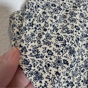 John Galt Brandy Melville Tan Ditsy Floral Mini Wrap Dress Womens S Fall Classic thumbnail 5