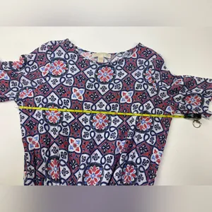 MICHAEL Michael Kors Multicolored Pattern Top Size M thumbnail 7