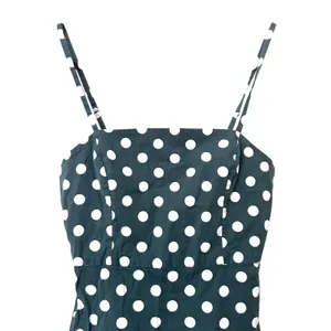 URBAN OUTFITTERS Kimchi Blue Rae‎ Poplin Polka Dot Mini Dress Green Small thumbnail 4