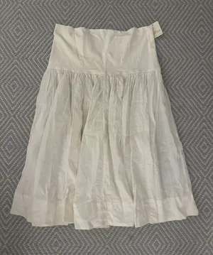 Free People Strapless White Dress thumbnail 1