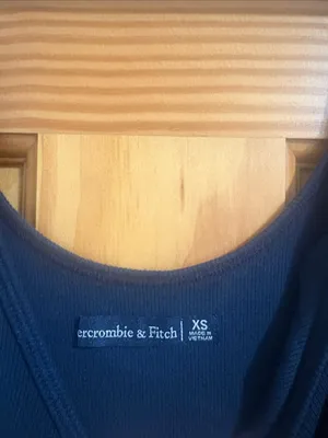 Abercrombie & Fitch Size XS Navy Blue Tank Top thumbnail 4