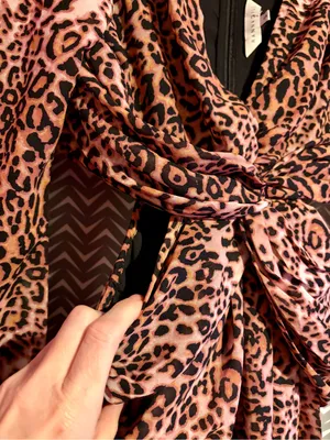 Anthropologie / Ranna Gill | Leopard Cut-Out Midi Dress, Small thumbnail 6
