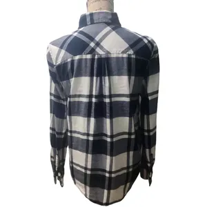 J. Crew Women's Size M Boy Fit Button Up Long Sleeve‎ Navy and White thumbnail 6