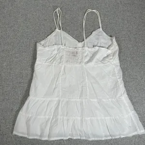 Vintage Y2K Mossimo Large Cami Tank Top Womens White Fairycore Grunge Coquette thumbnail 7