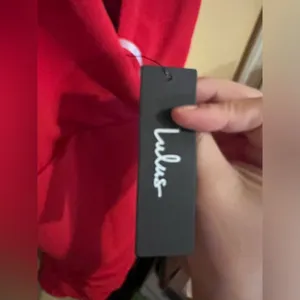 NWT‎ Lulus red mini dress L thumbnail 4