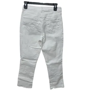 L'Agence‎ Women's White High-Rise Nadia Cropped Jeans Pants Size 27 thumbnail 4