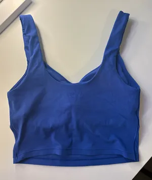 offline by aerie real me low key longline sports bra thumbnail 2