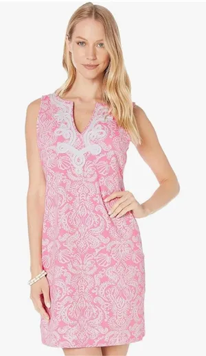 Lilly Pulitzer Women's Size XS Pink Harper Shift Havana Pink‎ Clawdia Dress thumbnail 1