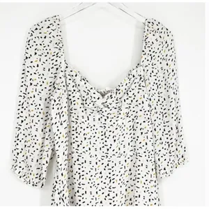 Anthropologie Rahi Confetti Print Puff Sleeve Mini Dress‎ Women's Size XL thumbnail 5