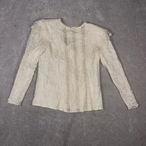 Vintage Scott McClintock Victorian Granny Lace‎ Blouse SZ 8 Bridgerton thumbnail 3