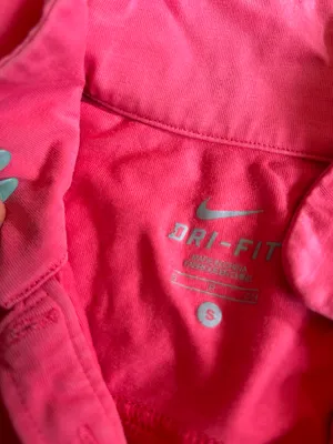 Nike Tennis Tee Shirt Top Polo Pink thumbnail 2