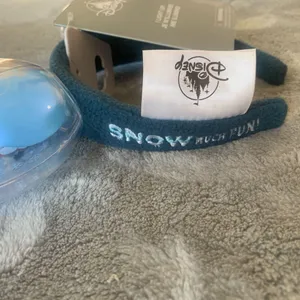 Disney Parks Snow Much Fun Light Up Blue Mickey Mouse Balloons Ears Headband New thumbnail 4