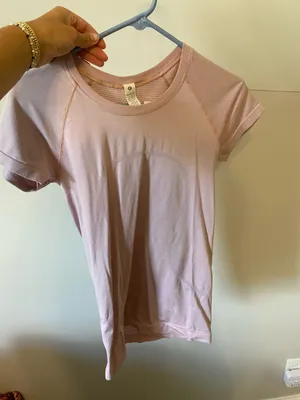 Light Pink Lululemon Swiftly Tech Short Sleeve thumbnail 1