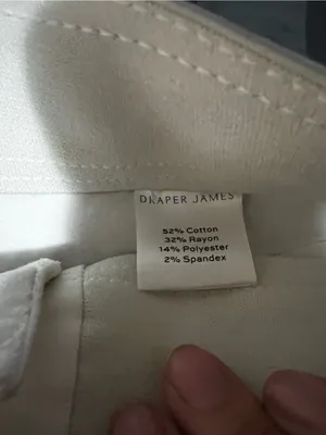 Draper James White High‎ Rise Welt Pocket Tailored Preppy Summer Shorts thumbnail 5