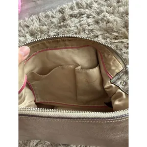 Coach Bronze Gold Leather Hobo Crossbody Handbag Purse thumbnail 4
