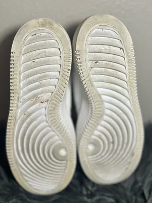 Nike Court Vision Alta White Leather Platform Sneakers Size 5 thumbnail 10