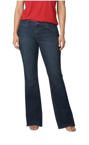 GAP Jeans Womens Size 12 Blue Low Rise Bootcut Embroidered Pockets Zip Close thumbnail 1