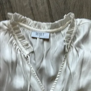 The Reset White Pleated Dress Size M thumbnail 3