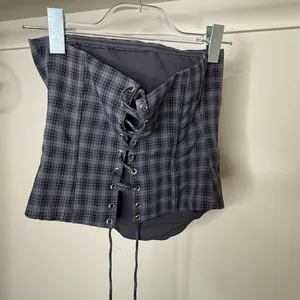 White Fox Boutique Plaid Women's Skirt in Black and Gray thumbnail 2
