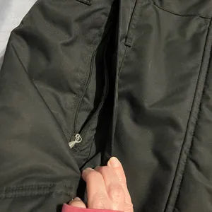 The North Face Women's Black Parka Jacket with Faux Fur Hood thumbnail 4