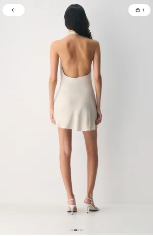 Aritzia Audience Babaton Satin Mini Dress thumbnail 2