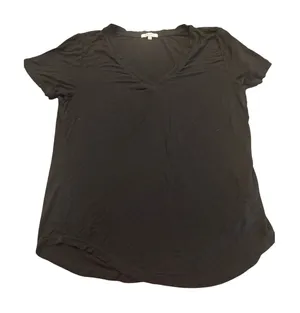 Z Supply Black V-Neck T-Shirt Size L thumbnail 1